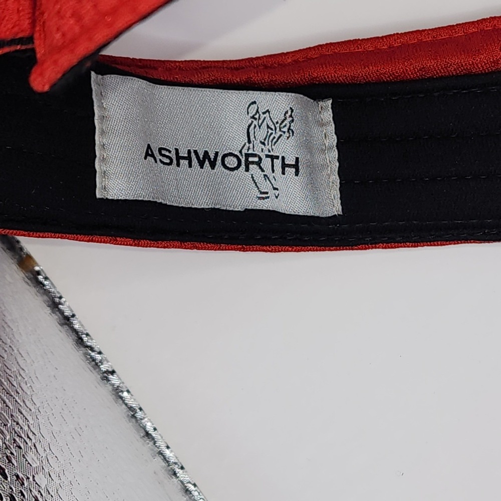 New Ashworth 2009 US‎ Open Bethpage Black Lite Mesh Golf Hat Visor Red Mens OSFA - Picture 7 of 9